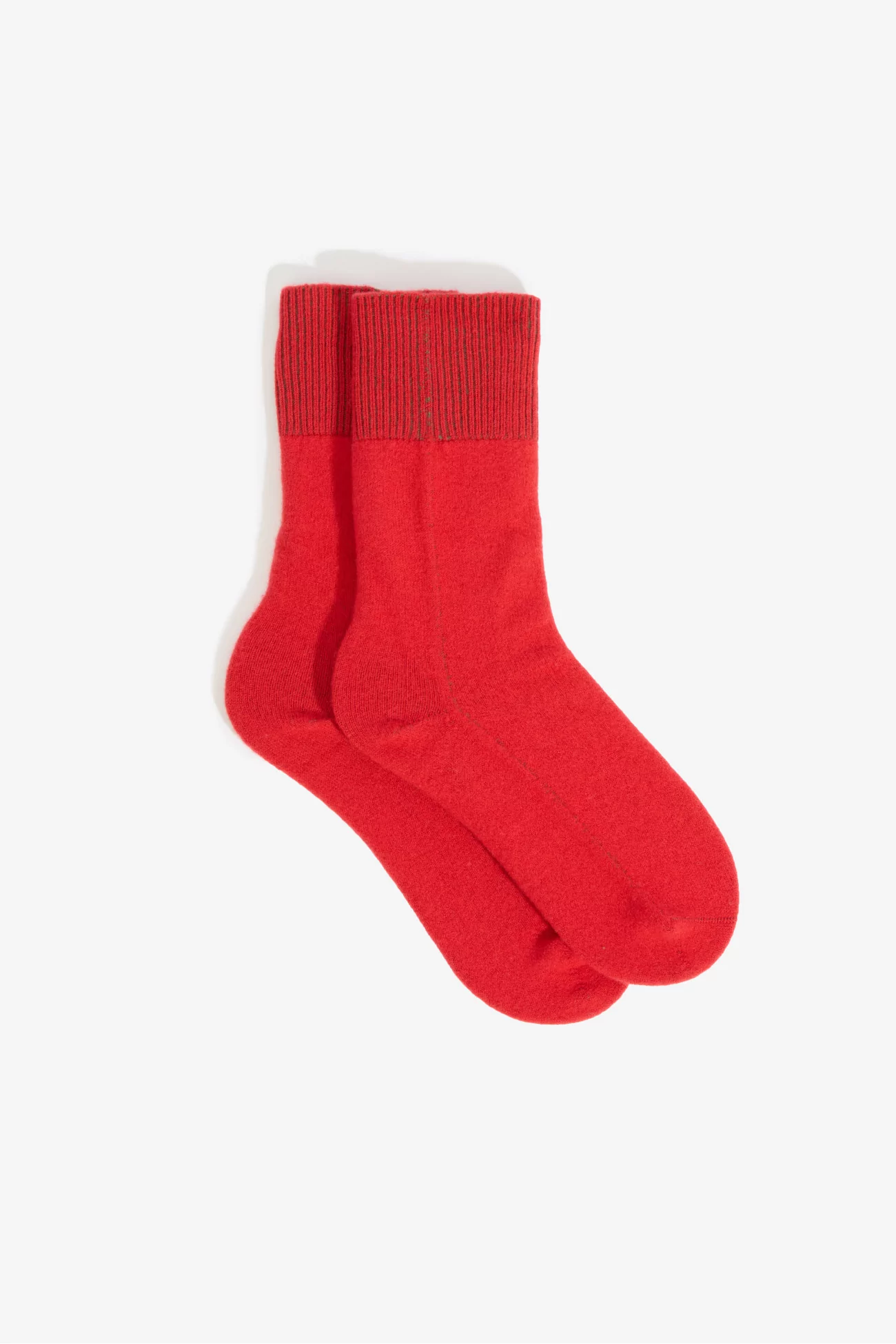 Ultra-Soft Merino Wool Socks – Red | Centre Commercial